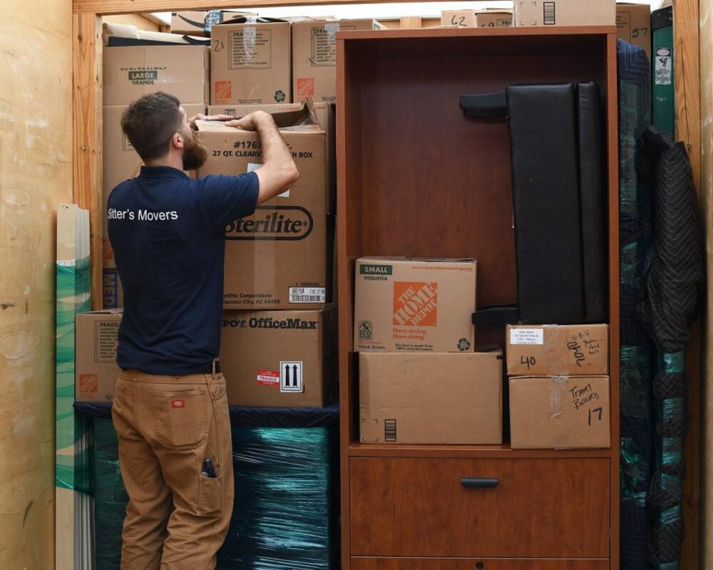 Martin's Moving team loading a truck in Bradenton